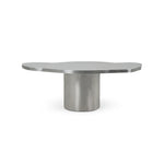 تحميل الصورة إلى عارض المعرض، The Jamie Coffee Table in Brushed Stainless Steel, featuring sleek modern design and durable construction.