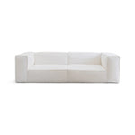 تحميل الصورة إلى عارض المعرض، The Damien Modular Couch with a sleek white design on a plain background, perfect for modern homes.