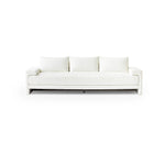 تحميل الصورة إلى عارض المعرض، The Sylvia modern white sofa with a sleek and seamless texture, perfect for contemporary interiors.