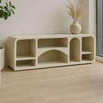 تحميل الصورة إلى عارض المعرض، TV wall unit with storage creating a statement in a modern home entertainment area