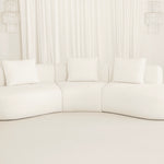 تحميل الصورة إلى عارض المعرض، The Eddy Curve Sofa - Modern Curved 3-Seater Sofa with Plush Upholstery