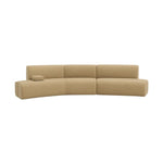 تحميل الصورة إلى عارض المعرض، The Stallon Sofa - Modern Sculptural Sofa with Removable Arms & Deep Seating Comfort