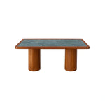 تحميل الصورة إلى عارض المعرض، The Taleen Tile and Solid Wood Indoor/Outdoor Dining Table