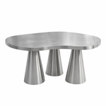 تحميل الصورة إلى عارض المعرض، The Cecil Organic Stainless Steel Dining Table