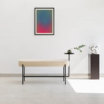 تحميل الصورة إلى عارض المعرض، The Danielle Bench in light neutral fabric