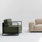 تحميل الصورة إلى عارض المعرض، The Dexter Outdoor Sofa - Modern Weather-Resistant 2-Seater Patio Sofa