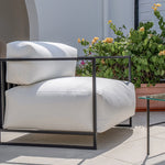 تحميل الصورة إلى عارض المعرض، Elegant outdoor sofa set styled in a modern Dubai terrace, featuring The Dexter Two Seater.