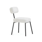 تحميل الصورة إلى عارض المعرض، Polar fabric chair featuring a soft, textured finish and a sleek frame for everyday comfort.