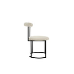 تحميل الصورة إلى عارض المعرض، The Claudia round dining chair with a sleek, modern design, perfect for contemporary dining spaces.