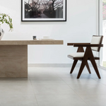 تحميل الصورة إلى عارض المعرض، Wood frame dining chair with a comfortable seat, enhancing the ambiance of your dining area.