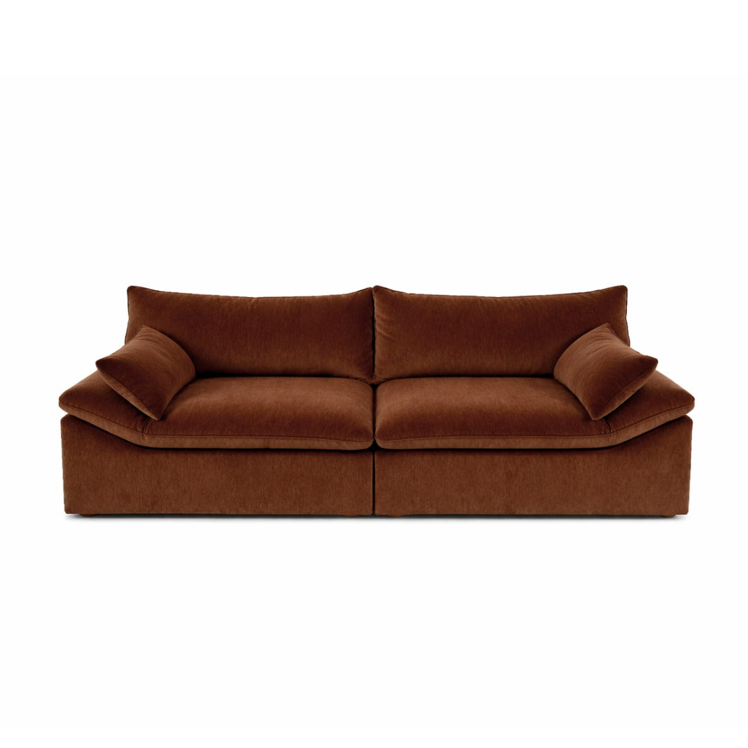 The Demir Sofa - Modern Low Profile Design with Deep Cushions & Comfort