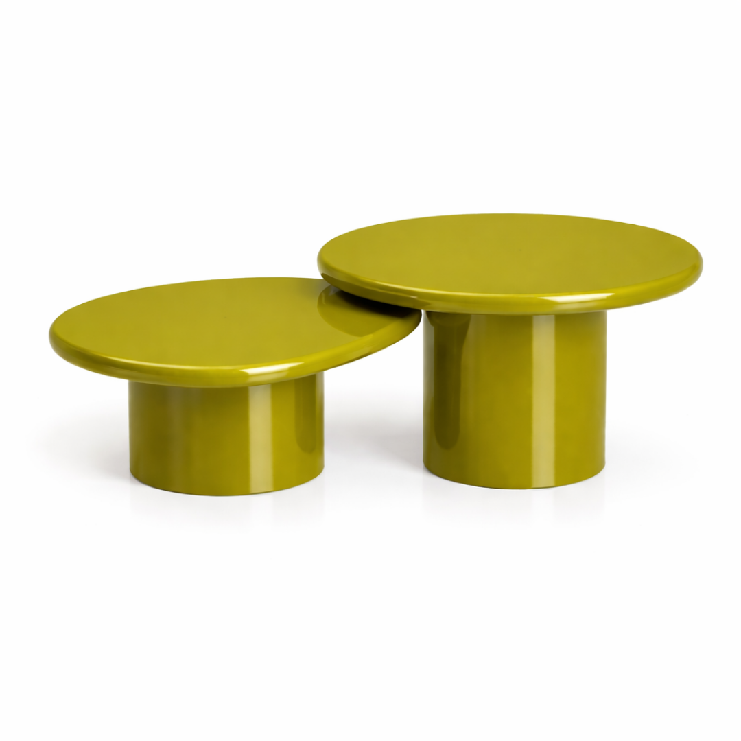 The Rufus Coffee Table  Set in High Gloss Lacquer