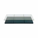 تحميل الصورة إلى عارض المعرض، The Britt Tile and Glass Low Coffee Table