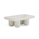 تحميل الصورة إلى عارض المعرض، The Berta Coffee Table in white, featuring a sleek modern design perfect for any contemporary living room.