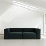 تحميل الصورة إلى عارض المعرض، Luxury couch styled in a spacious villa living room with upscale decor, available to buy online.