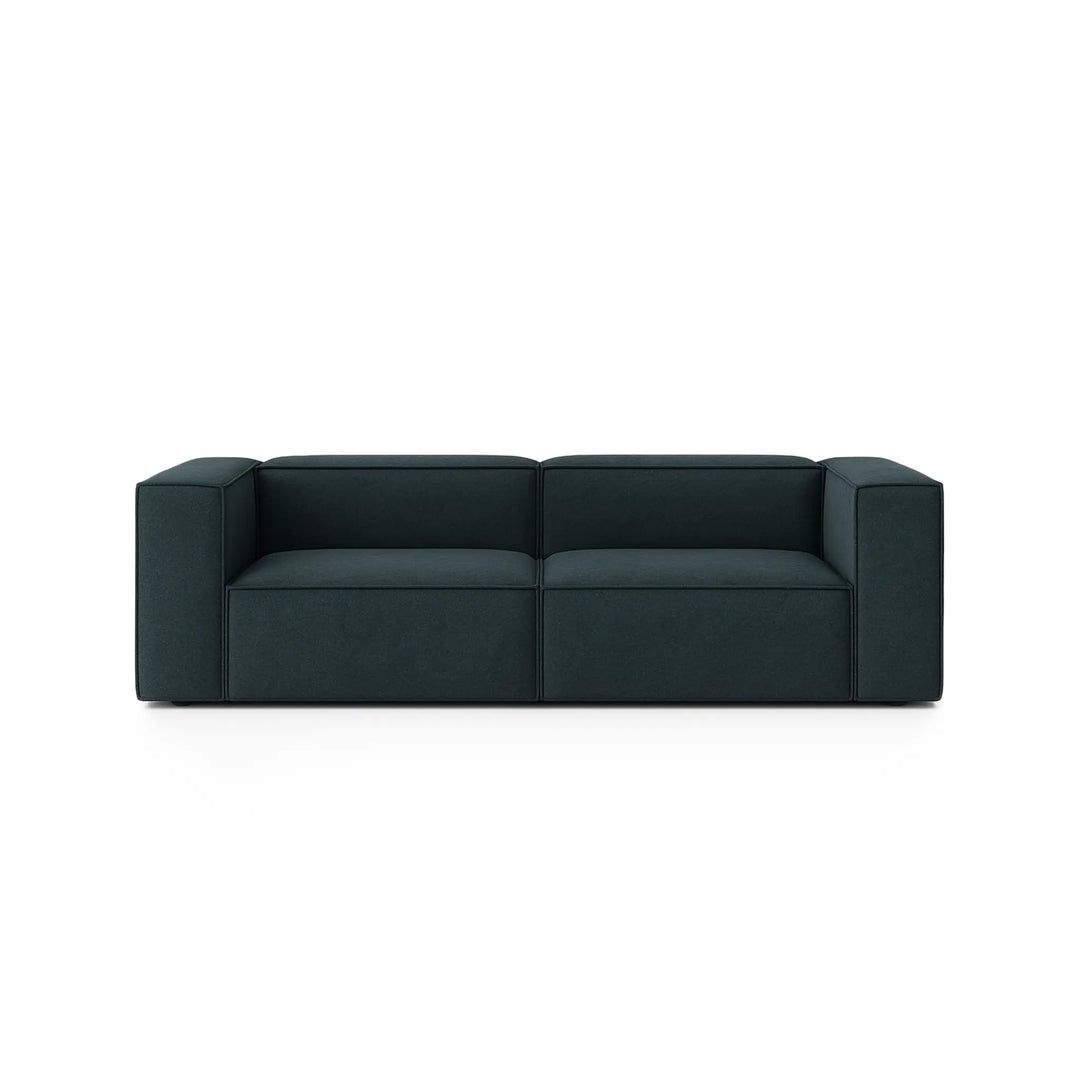 Elegant modular white couch on a white background, ideal for those searching for premium home couches.