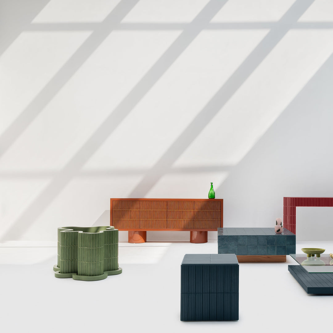 The Rupert Planter in Pistachio Tiles
