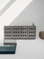تحميل الصورة إلى عارض المعرض، The Jeanie Sideboard in Brushed Stainless Steel