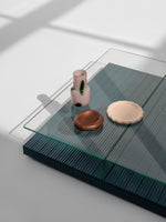 تحميل الصورة إلى عارض المعرض، The Britt Tile and Glass Low Coffee Table
