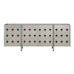 تحميل الصورة إلى عارض المعرض، The Jeanie Sideboard in Brushed Stainless Steel