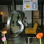 تحميل الصورة إلى عارض المعرض، The Millie Mirror in Stainless Steel