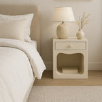 تحميل الصورة إلى عارض المعرض، The Alphie Bedside Table in Microplaster