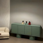 تحميل الصورة إلى عارض المعرض، The Barb sideboard with a Microplaster finish, ideal for organizing and decorating living areas.