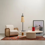 تحميل الصورة إلى عارض المعرض، Low lounge accent chair, The Georgia Accent Chair offers a relaxed seating position perfect for modern living rooms and lounges.