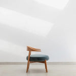 تحميل الصورة إلى عارض المعرض، The Hyde Accent Chair Luxury Wood Frame and Soft Velvet Seating