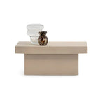 تحميل الصورة إلى عارض المعرض، Chic and minimalist Outdoor Coffee Table with a stone effect, designed for comfort and style.
