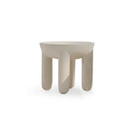 تحميل الصورة إلى عارض المعرض، Minimalist circle coffee table in microplaster finish, product image