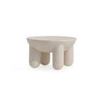 تحميل الصورة إلى عارض المعرض، The Signe Coffee Table (Medium) features a sleek white round design, perfect for modern living spaces.