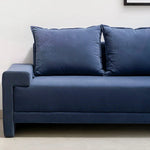 تحميل الصورة إلى عارض المعرض، The Sylvia modern white sofa styled in a bright and spacious living room, offering timeless appeal.