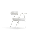 تحميل الصورة إلى عارض المعرض، The Wanda white dining chair with a sleek design, perfect for modern dining spaces.