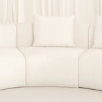 تحميل الصورة إلى عارض المعرض، The Eddy Curve Sofa - Modern Curved 3-Seater Sofa with Plush Upholstery