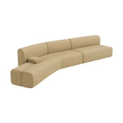 The Stallon Sofa - Modern Sculptural Sofa with Removable Arms & Deep Seating Comfort
