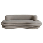 تحميل الصورة إلى عارض المعرض، The Delailah Sofa - Upholstered Fabric Sofa with Feather-Blend Cushions