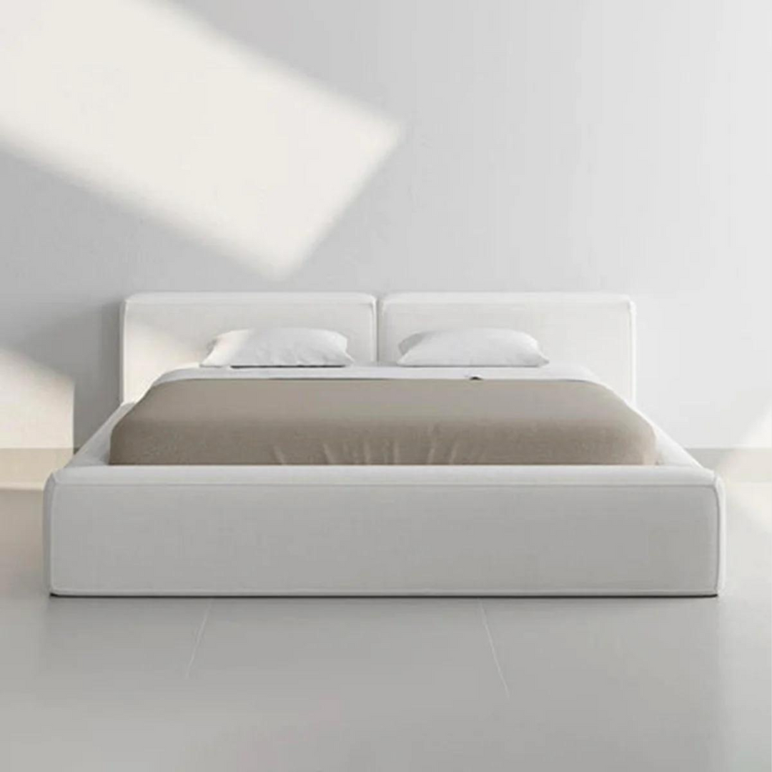 Deluxe Bedroom Trio: Derrel Bed, Alphie Bedside & Douglas Mattress