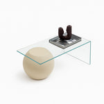 تحميل الصورة إلى عارض المعرض، Sleek and modern Yoon Coffee Table with a glass top, elevating your living room’s elegance.