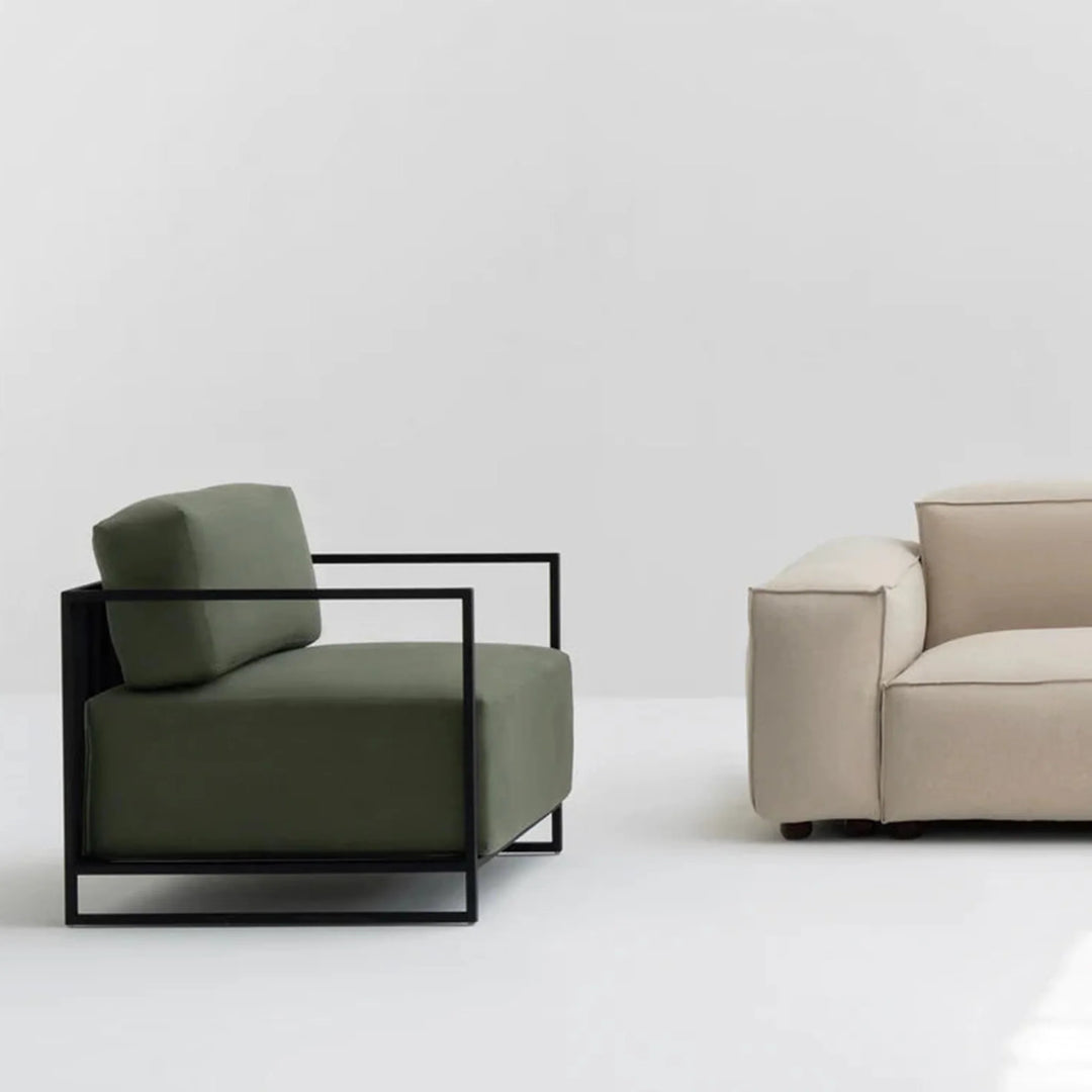 The Dexter Outdoor Sofa - Modern Weather-Resistant 2-Seater Patio Sofa