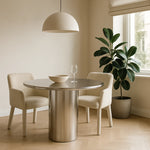 تحميل الصورة إلى عارض المعرض، The Marx Dining Table in Chrome
