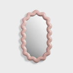 تحميل الصورة إلى عارض المعرض، Mirror Zigzag Blush Pink - Decorative Polyresin Wall Mirror