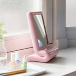 تحميل الصورة إلى عارض المعرض، Mirror Vanity Whip Pink – Decorative Polyresin Compact Mirror