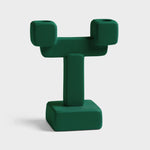 تحميل الصورة إلى عارض المعرض، Candle Holder Chunk Small Green - Aluminium Decorative Folk Style Candle Holder