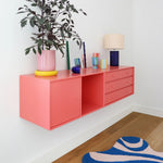 تحميل الصورة إلى عارض المعرض، Planter Churros Pink – Stoneware Decorative Planter with Colorful Design