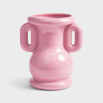 تحميل الصورة إلى عارض المعرض، Amfora Vase Pink – Stoneware Decorative Vase with Classic Greek Inspired Design