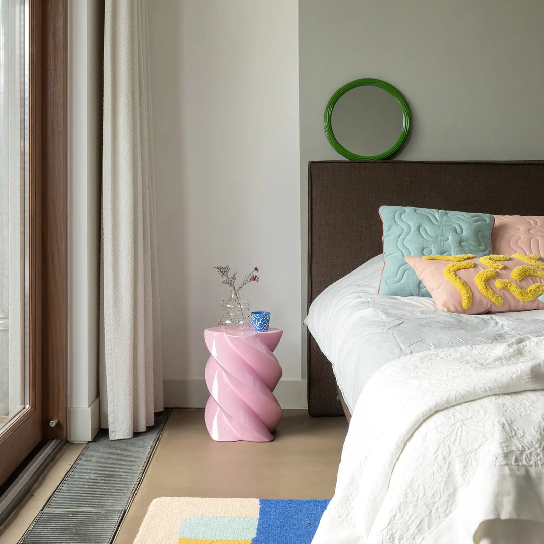 Mirror Churros Green – Decorative Polyresin Wall Mirror