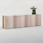 تحميل الصورة إلى عارض المعرض، Compact grey TV unit, perfect for creating a streamlined and organized entertainment area.