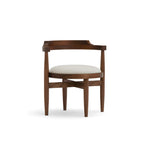 تحميل الصورة إلى عارض المعرض، The Naomi wooden chair with a sleek and timeless design, ideal for both dining and workspace settings.