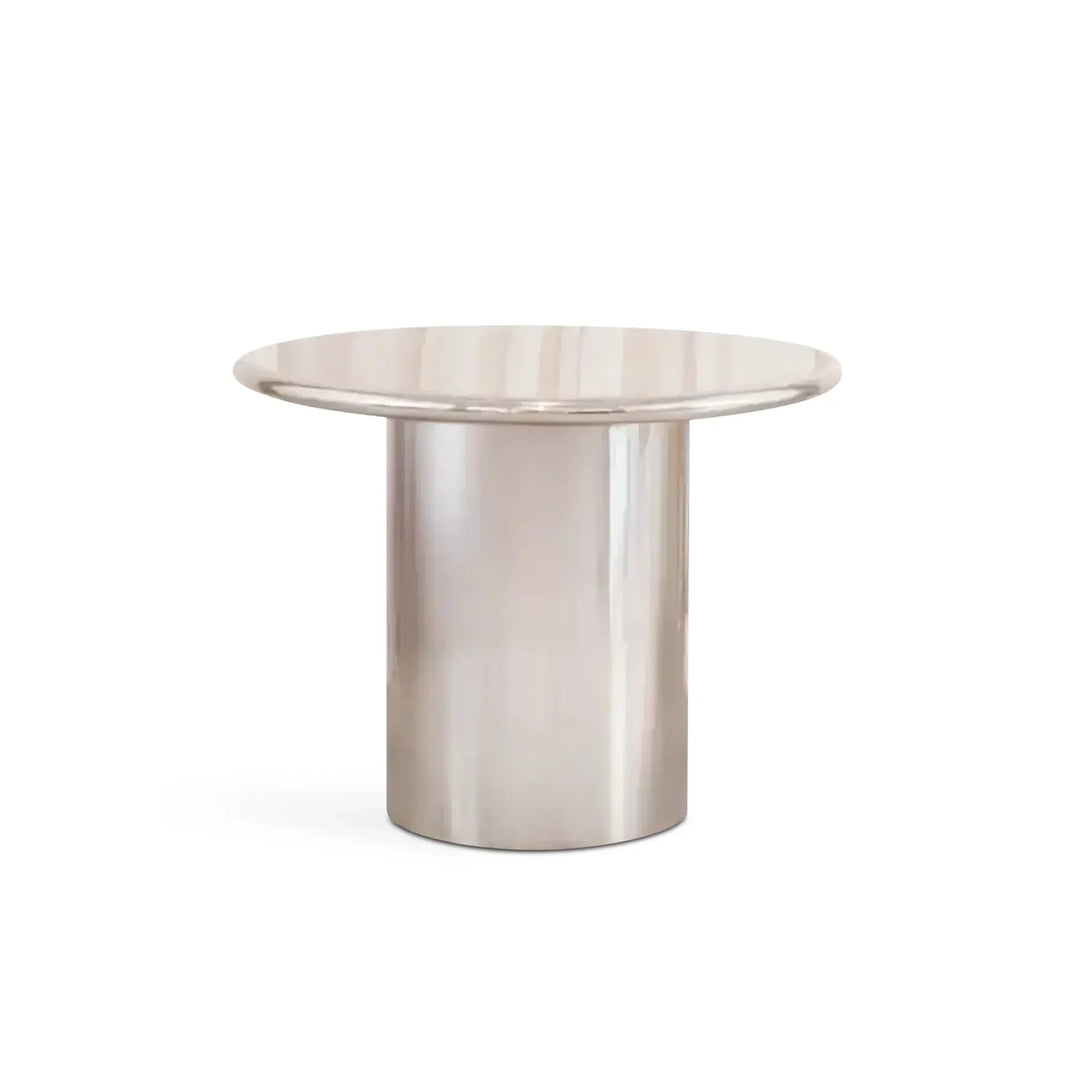 The Marx Dining Table in Chrome